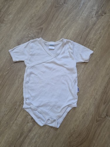 Weißer kurzarmbody wickelbody - kurzarmbody,