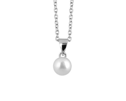 Perlenkette 925 silber - 925,
