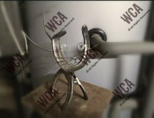 Hufeisen, Figur "Katze"  / Metall, Eisen / Deko / Garten