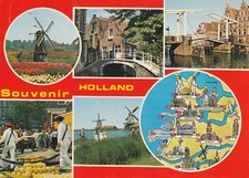 AK MAP, Landkarte, Umgebungskarte **HOLLAND SOUVENIR** II