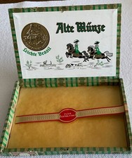 „ Alte Münze" 15,5 x 11 x 2 cm Zigarren Schachtel  - Leichte Brasil  No 26