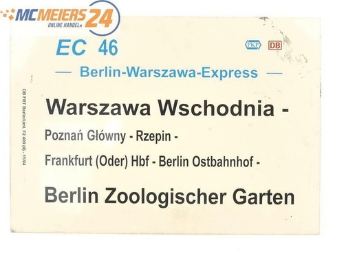 E244 zuglaufschild - e244,