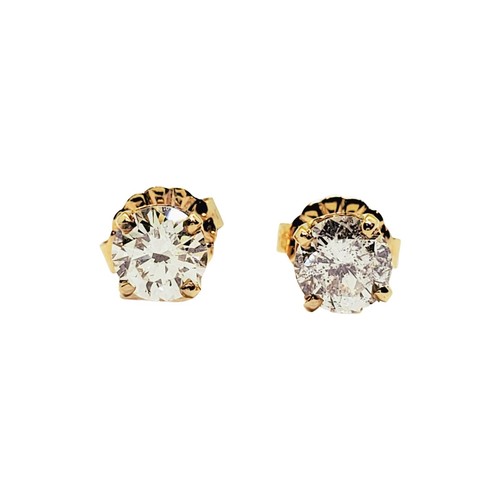 Karat gelbgold diamant - 14,