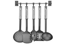 Küchenhelfer Set 6-teilig Hängeleiste Suppenkelle Pfannenwender Spaghettilöffel
