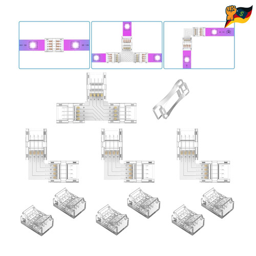 Led streifenverbinder polig - streifenverbinder,