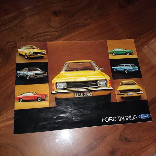 Ford taunus werbe prospekt - ford,