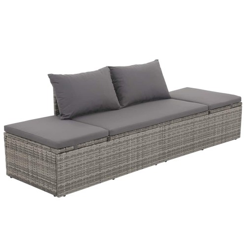 Gartenbett poly rattan - gartenbett,