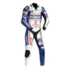 SUZUKI Manner Motorrad Rennen Lederkombi Biker Rindsleder Anzug-S-M-L-XL-XXL-3X