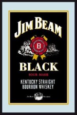 Jim Beam Whisky Spiegel Mirror