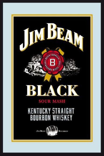 Jim beam whisky spiegel mirror - jim,