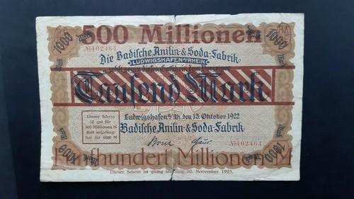 K3329c notgeldschein badische - k3329c,