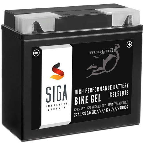 Gel motorrad batterie 12v - gel, 22ah
