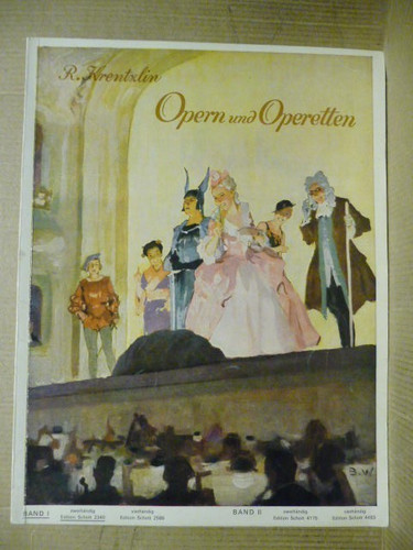 Musiknoten opern und - ",