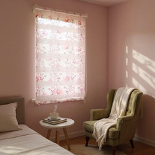 Doppelrollo 80*150 cm Blumenmuster HTI living