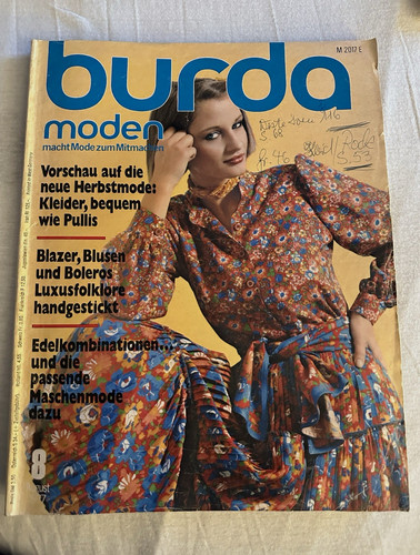 Burda moden august 1977 heft - august, 8