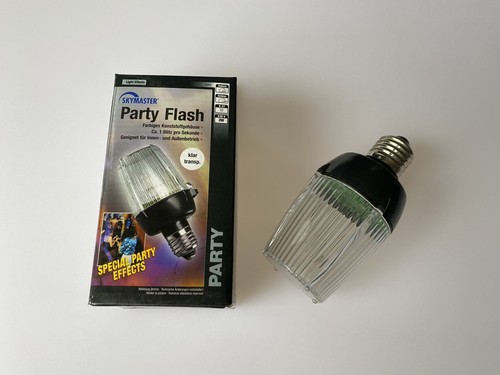 Strobe birne party deko - strobe,