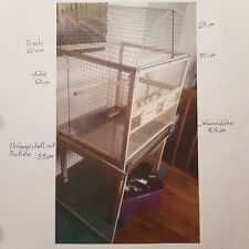 Vogelkäfig groß mit viel Zubehör - Sonderanfertigung