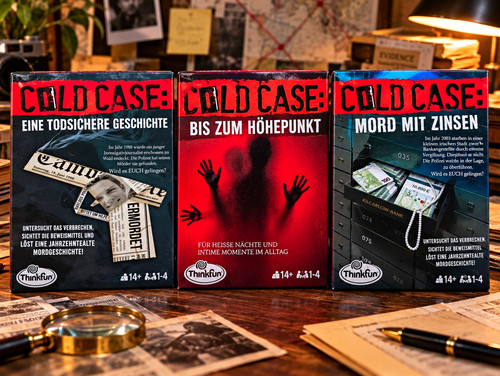 Thinkfun cold case kartenspiel - case,