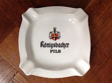 KONIGSBACHER PILS, Keramikaschenbecher, Werbesammlerstück