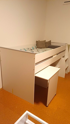 Weißes kinder hochbett aus - kinder-hochbett,