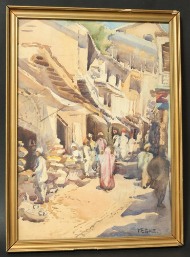 Altes aquarell bild malerei - aquarell,