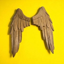 Engelsflügel IN Holz Abbildung 13x5,5 CM Engel Restauration Krippe Napoletano