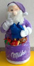 Milka Weihnachtsmann Plüsch Nikolaus ca. 80 cm Sammlerstück  Neu