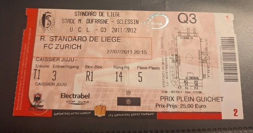 Ticket cl standard - 11/2,