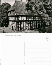 Ansichtskarte Northeim Straßen Partie Alte Apotheke, Fachwerkhaus 1960