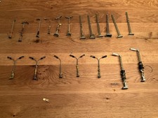 H0 Konvolut Lampen/Leuchten - Verschiedene Laternen für Bastler Lot Märklin