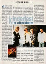 TRAVELING WILBURYS -  Clipping/Bericht von 1991 - Musikzeitschrift