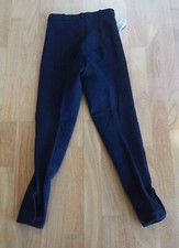 Reithose Vollbesatz Gr. 44 blau Damen Baumwolle und Elasthan Komfort Stretch neu