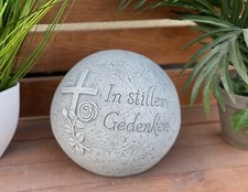 Grabkugel massiver Steinguss
