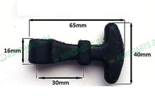 Haubenhalter Klapphaken aus