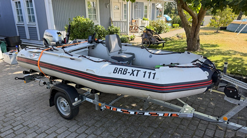 Schlauchboot mit honda - mit,