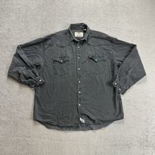 LEVIS Vintage Hemd Jeanshemd Shirt Gr XL Jeans Western Denim Cowboy 9107 Grau