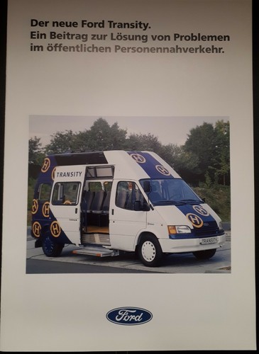 Prospekt vom ford transity - prospekt,