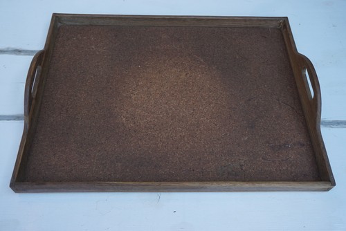 Großes altes tablett - altes,