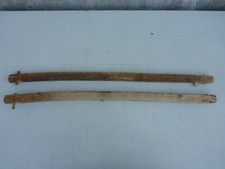 2x alter Holm Holz Teil Ersatzteil alter Handwagen Leiterwagen Bollerwagen DDR