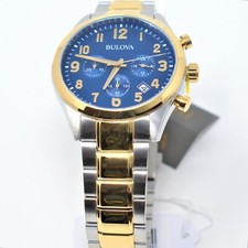 Bulova Herren zweifarbige