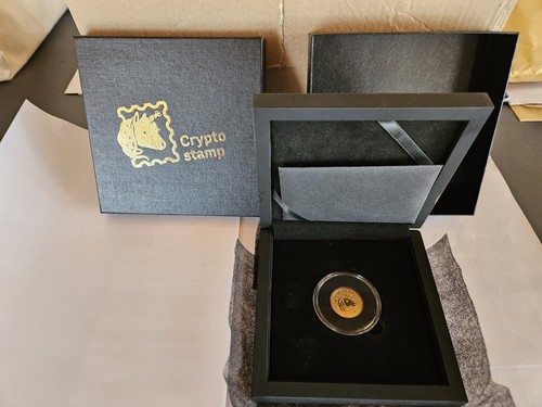 Goldmünze crypto stamp - oz,