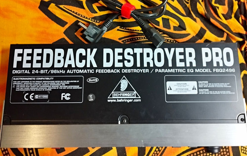 Behringer feedback destroyer - feedback,