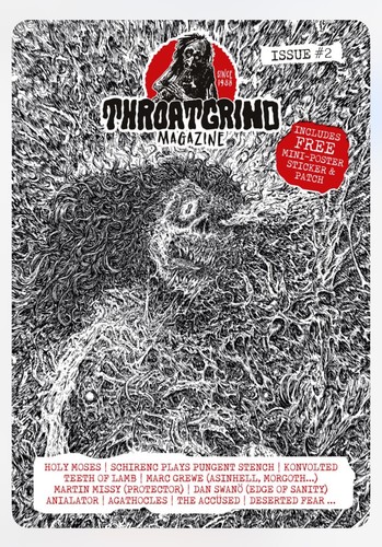 Throatgrind fanzine print - throatgrind,