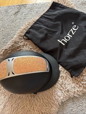 Reithelm Horze Gr: M 55-57 Schwarz mit Pinken Glitzer Gebraucht Guter Zustand