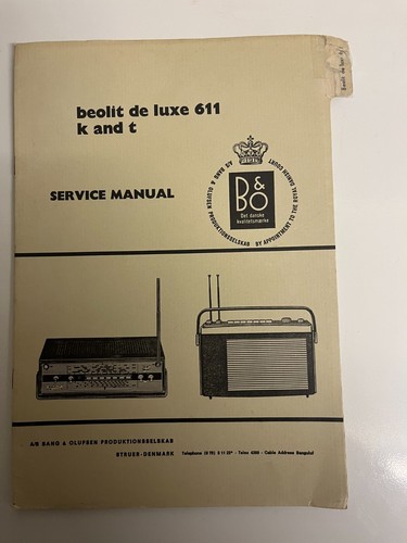 Bang and olufsen - and, de