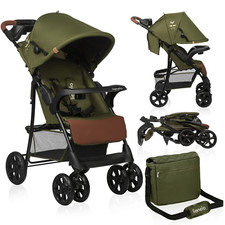 Kinderwagen Emma Plus Buggy Kindersportwagen bis zu 15 kg 🔸  Forest Green