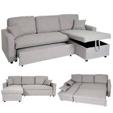 B-Ware Ecksofa mit Bettkasten MCW-L17, Sofa, Liegefläche Nosagfederung, grau