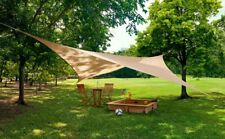 Sonnensegel 3,6 x 3,6 m, beige Sonnenschutz UV-Schutz Schattensegel Sonnendach
