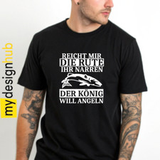 T-Shirt Angeln Spruch Angler