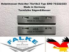 2 Stück Hobelmesser Holz-Her